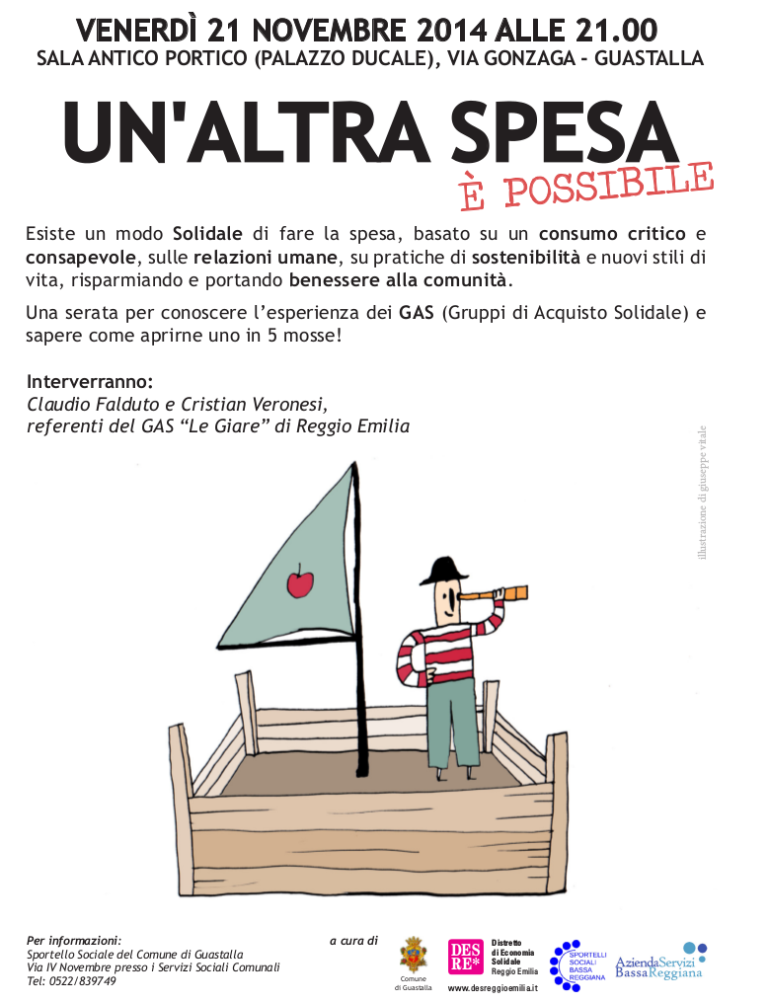 21 Novembre. Un’altra spesa è possibile, Gruppi Acquisto Solidale