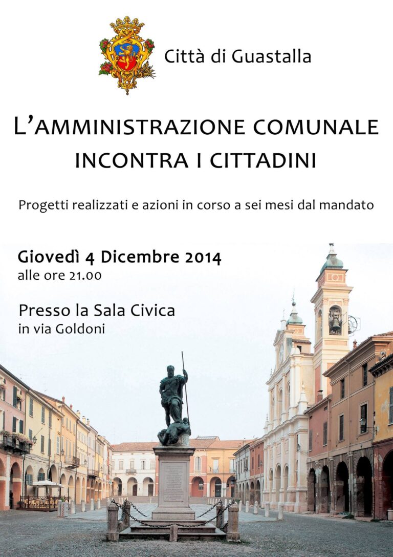 Assemblea pubblica, Giovedì 4 Dicembre in Sala Civica